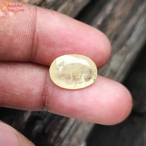 unheated loose yellow sapphire gemstone