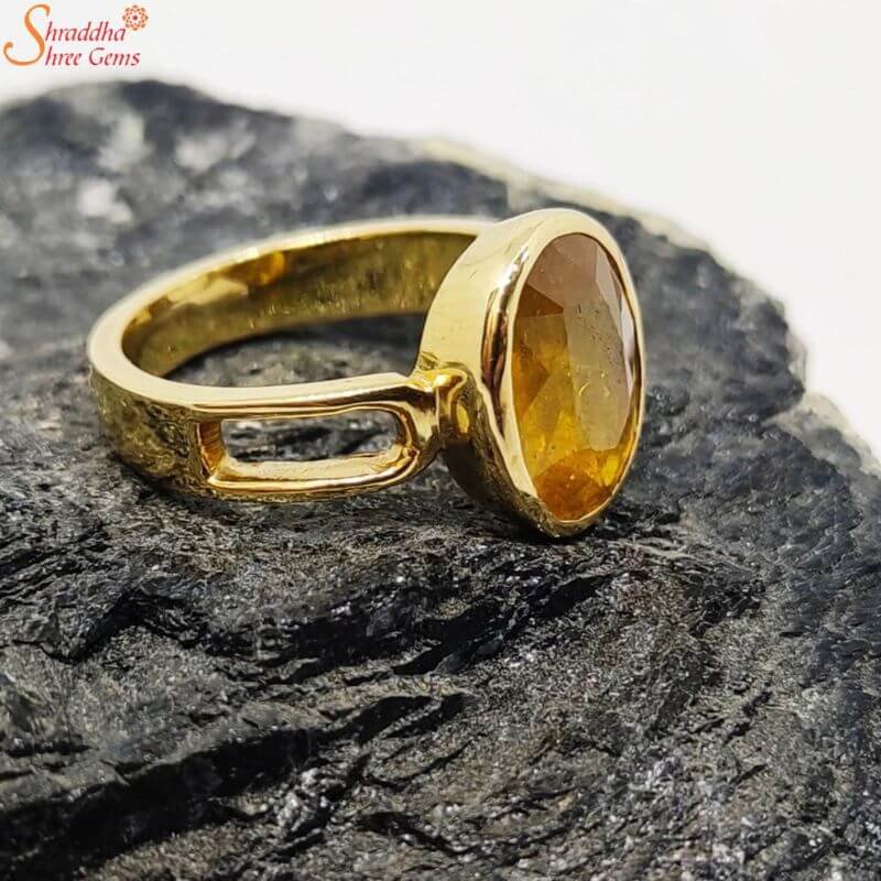Yellow Sapphire Ring | Hatton Garden, UK | London Victorian Ring – The  London Victorian Ring Co