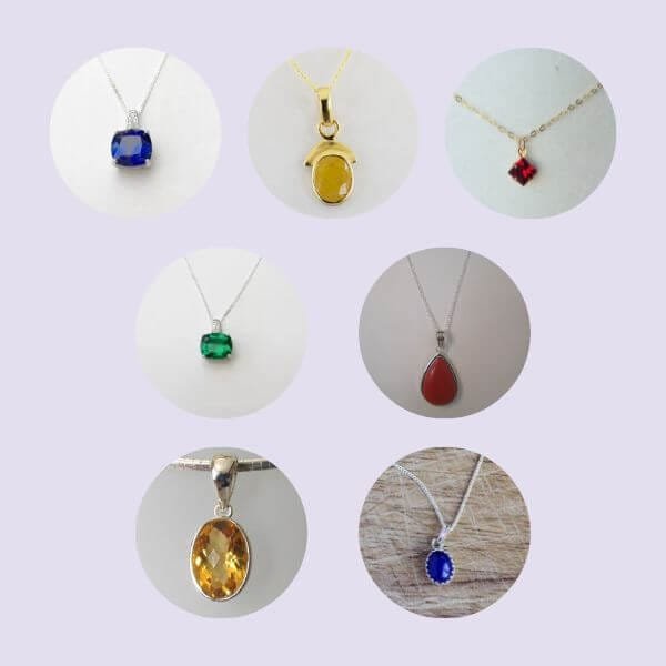 gemstone pendant