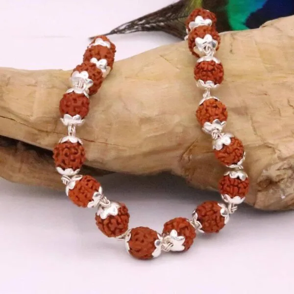 certified rudraksha beads bracelet