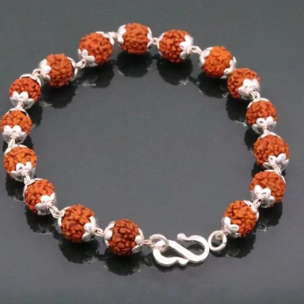 certified rudraksha beads bracelet