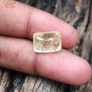 ceylon yellow sapphire gemstone