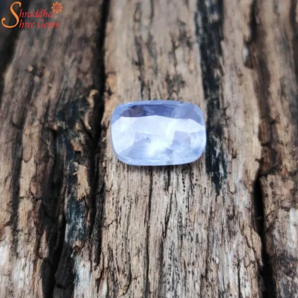 cushion shape blue sapphire gemstone