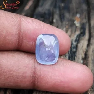 cushion shape blue sapphire gemstone