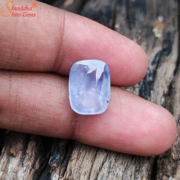 cushion shape blue sapphire gemstone