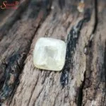 cushion shape yellow sapphire gemstone