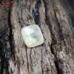 cushion shape yellow sapphire gemstone