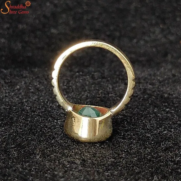 natural emerald gemstone ring