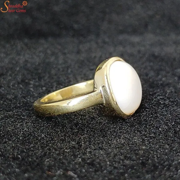 natural opal gemstone ring