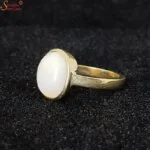 natural opal gemstone ring