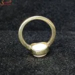 natural opal gemstone ring