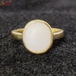 natural opal gemstone ring