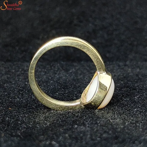 natural opal gemstone ring