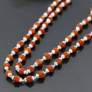 natural rudraksha mala