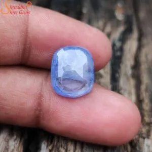 oval blue sapphire gemstone
