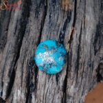 untreated turquoise or firoza gemstone