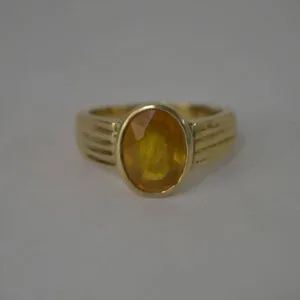 yellow sapphire ring