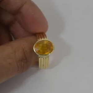 yellow sapphire ring