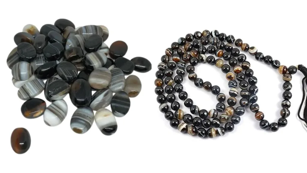 black agate stone
