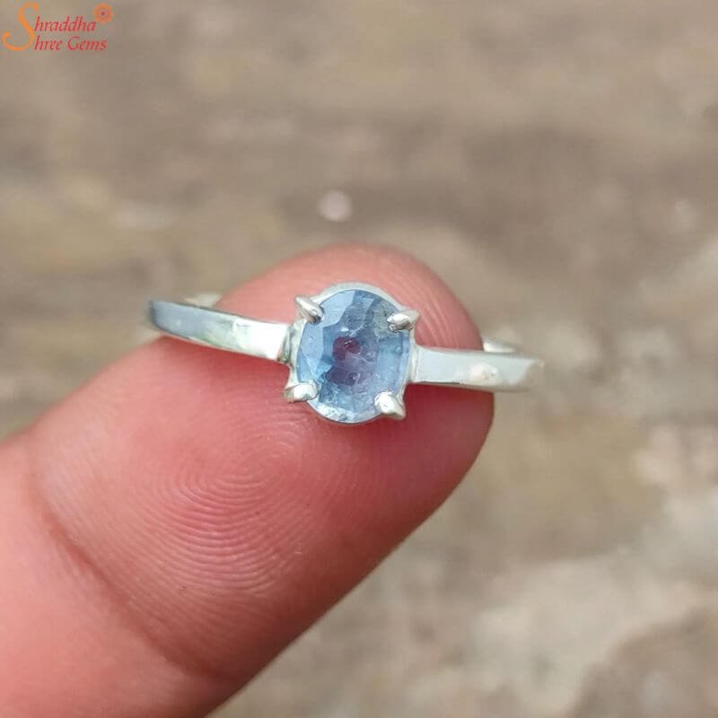 6.50 Neelam Ring Blue Sapphire Ring for Men & Women