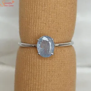 Oval Ceylon Blue Sapphire Ring