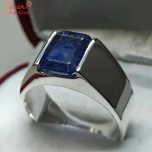 blue sapphire men ring