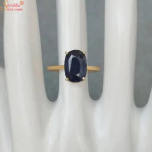 blue sapphire ring