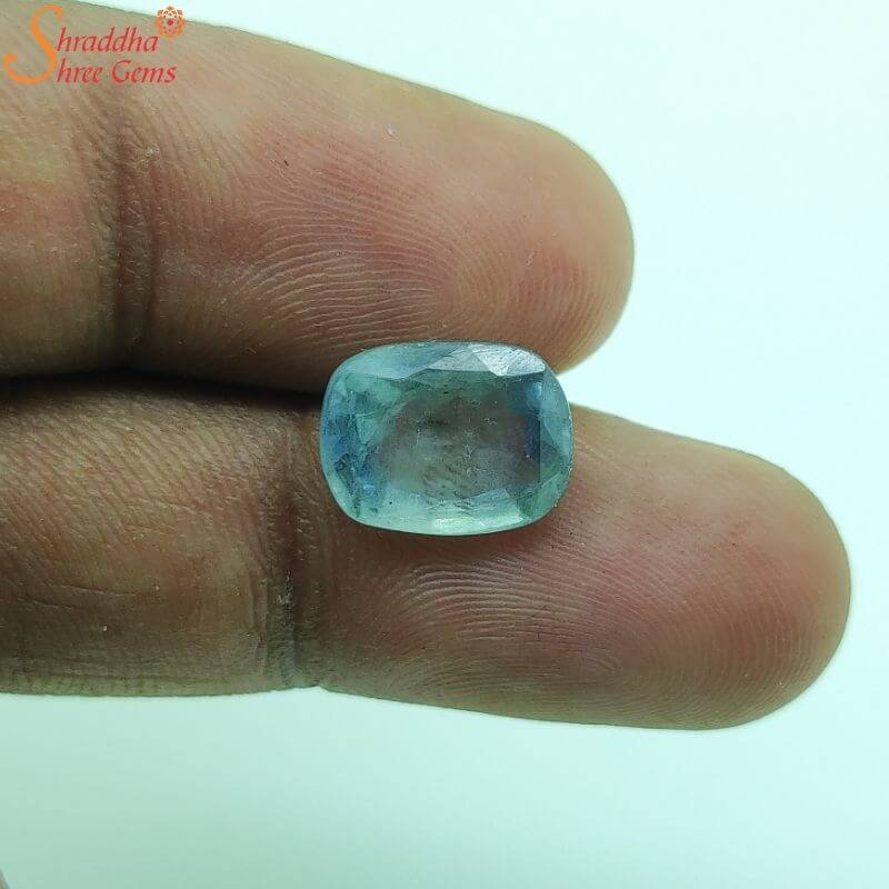 5.43 Carat Neelambari Stone, Biocolor Sapphire Gemstone