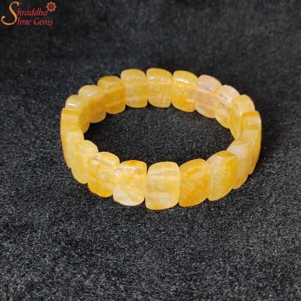 citrine gemstone bracelet