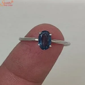 dainty sapphire ring