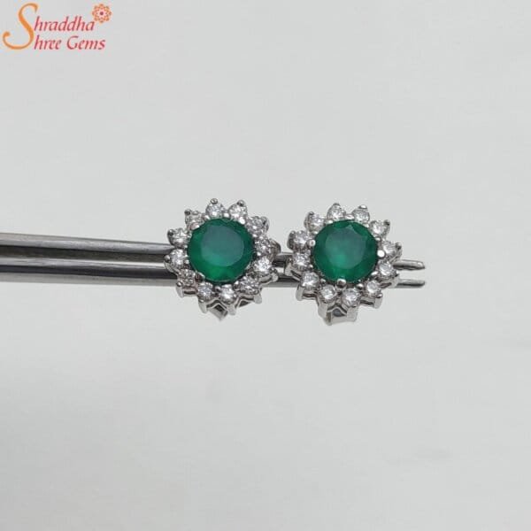 emerald earrings