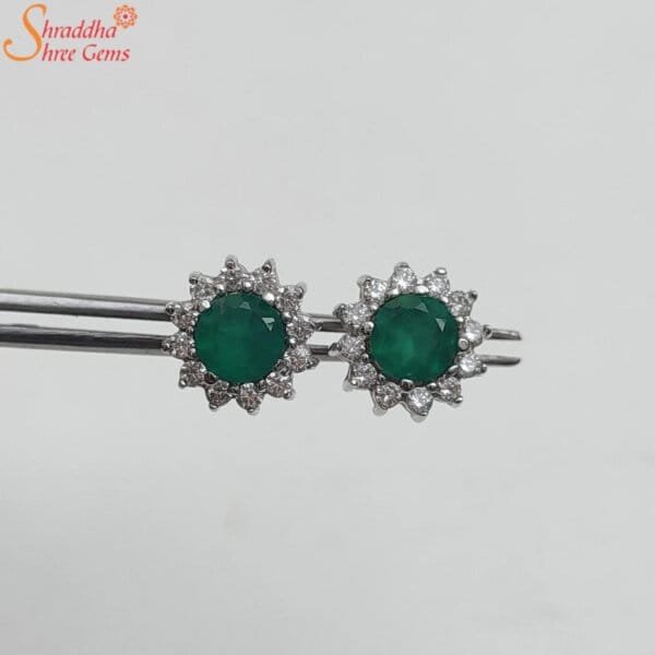 emerald earrings