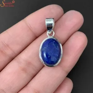 lapis lazuli silver pendant