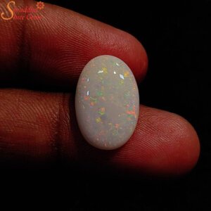 loose oval opal gemstone