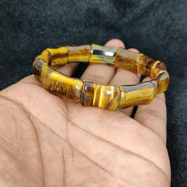 natural tiger eye gemstone bracelet