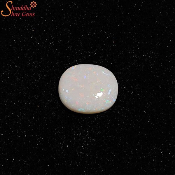 oval australia opal gemstone