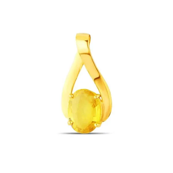 oval shape yellow sapphire pendant oval shape yellow sapphire pendant