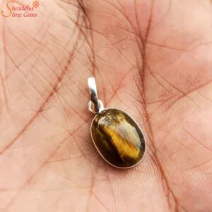 oval tiger eye pendant