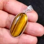 oval tigers eye pendant
