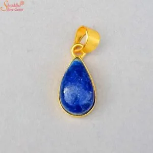 pear lapis lazuli pendant