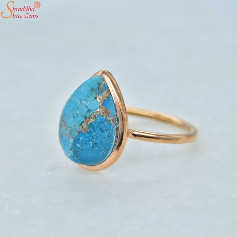 Heart Shape Blue Stone Turquoise Ring Stock Illustration 2348492395 |  Shutterstock