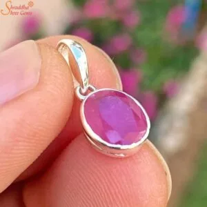 red ruby pendant