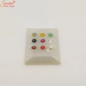 round loose nine gemstones