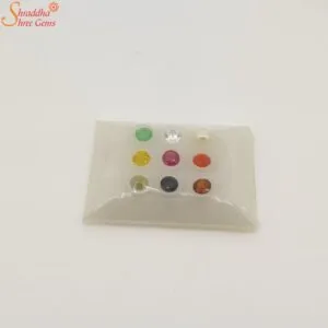 round loose nine gemstones