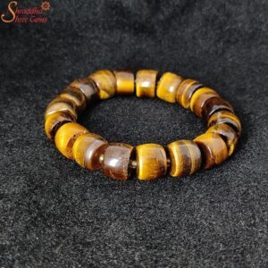 tiger eye gemstone bracelet