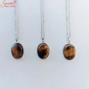 tigers eye pendant