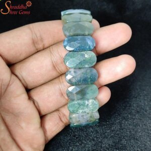 tree agate gemstone bracelet