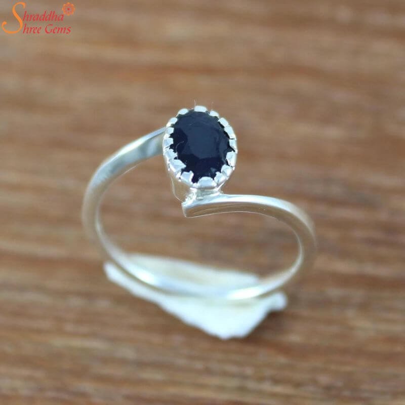 Vintage Blue Sapphire Engagement Ring - Diana – Sunday Island Jewelry