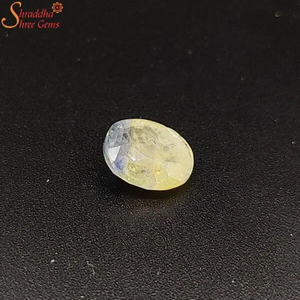 yellow and blue sapphire gemstone