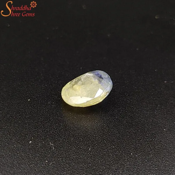 yellow and blue sapphire gemstone
